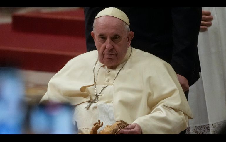 El Papa pidió hacer una obra de caridad esta Navidad. AP