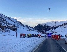 Por el momento se desconoce la identidad de las personas atrapadas. AFP / ESPECIAL