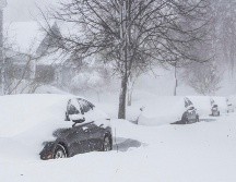 El clima gélido continúa cubriendo gran parte del país, alterando los planes de viaje de vacaciones de Navidad de millones de personas. EFE / J. Wright