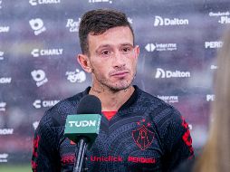 El refuerzo de los rojinegros, Brian “Huevo” Lozano ya sabe lo que es vivir un Clásico, lo ha hecho en su natal Uruguay cuando militaba en el Nacional, en el Peñarol y en México cuando estuvo con las Águilas del América. CORTESÍA