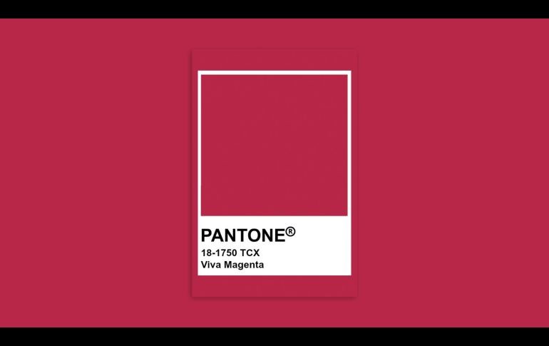 Pantone anunció que el llamado “Viva Magenta”, un tono de rojo frío, será el color del año 2023. PANTONE