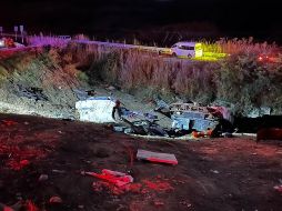 El accidente ocurrió en el kilómetro 41 de Jala-Compostela, en el autobús se trasladaban a un total de 48 pasajeros. EL UNIVERSAL