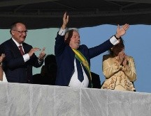 A Lula da Silva lo arroparon una veintena de jefes de Estado, el mayor número para una toma de posesión en Brasil. AFP/C. De Souza