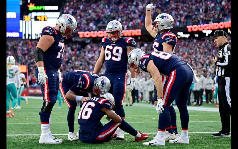 Los Patriots dependen de sí mismos para estar en los playoffs. AFP/ Billie Weiss