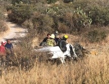Un choque ocurrido ayer en la carretera Lagos - Encarnación de Díaz dejó cuatro personas muertas. ESPECIAL