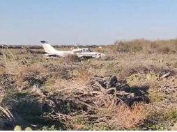 El piloto solo presentó una crisis nerviosa. SUN/ESPECIAL