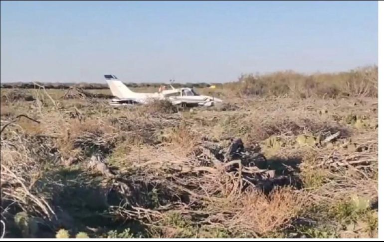 El piloto solo presentó una crisis nerviosa. SUN/ESPECIAL