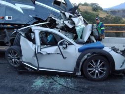 Ayer ocurrió un accidente en la Autopista Guadalajara-Colima, el cual dejó dos mujeres muertas y una lesionada. ESPECIAL