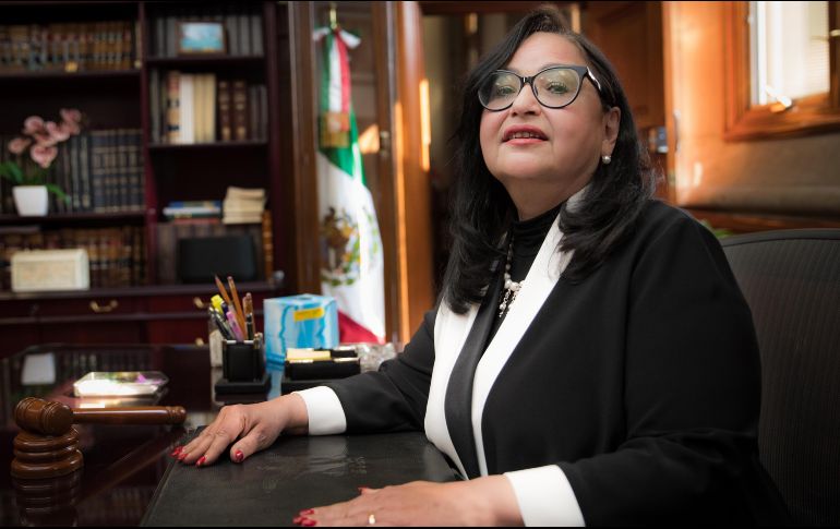 Paulina Chavira, asesora lingüistica, indicó que Norma Lucía Piña es ministra presidenta. SUN / ARCHIVO