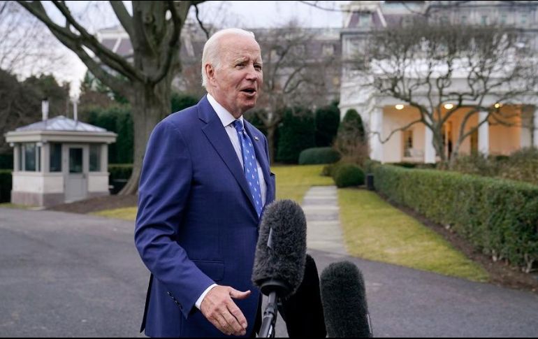 Joe Biden no dio más detalles sobre la fecha de la visita a la frontera. AP/S. Walsh