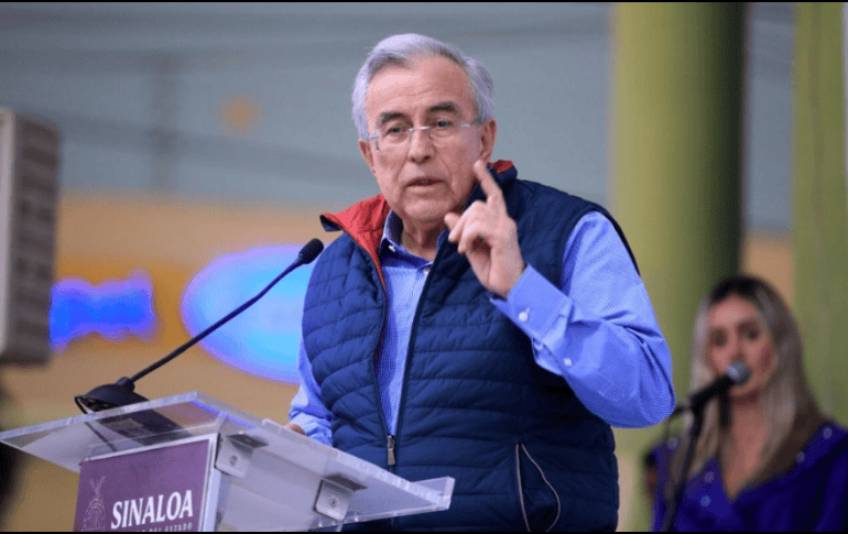 Rubén Rocha Moya, gobernador de Sinaloa. TWITTER/@rochamoya_