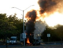 La violencia continúa extendiéndose en Sinaloa luego de los operativos de las Fuerzas Armadas Federales, en donde se asegura habría sido detenido Ovidio Guzmán. EFE / J. C. Cruz