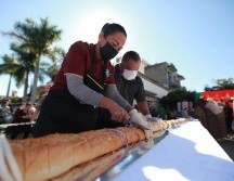 La Mega Rosca midió 70 metros. /ESPECIAL