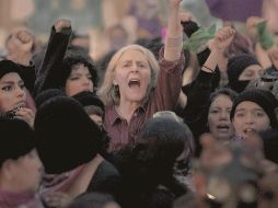 “Ruido”. Julieta Egurrola (al centro de la foto) da vida a “Julia” en la cinta. ESPECIAL