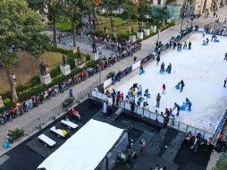 La pista comenzó a operar desde el 16 de diciembre en Paseo Alcalde, con horario de 9:30 horas a 21:30 horas. EL INFORMADOR/A. Navarro