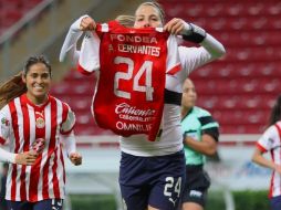 En total, ya con sus tres anotaciones, Alicia Cervantes llegó a 101 goles en la Liga MX Femenil. IMAGO7/J. Núñez
