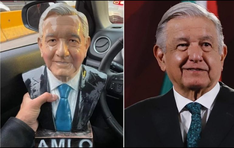 Morena posteó una foto de la alcancía en su cuenta oficial de Twitter. SUN/ESPECIAL