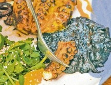 Oaxacalifornia. El pulpo en adobo con chile manzano, una delicia. ESPECIAL