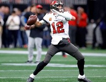Tom Brady sufrió la primera derrota en su carrera ante los Falcons. AFP/Alexis Slitz
