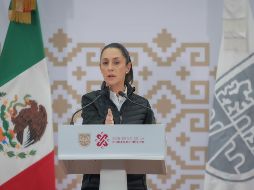 La jefa de Gobierno de la CDMX ofreció rueda de prensa para dar a conocer avances de lo ocurrido. ESPECIAL