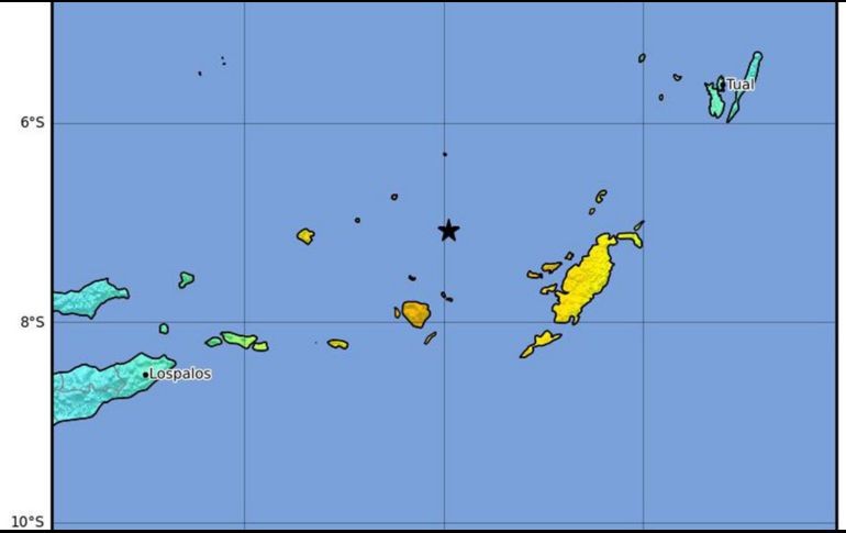 La región se encuentra en el Cinturón de Fuego del Pacífico, donde son frecuentes los terremotos. EFE/USGS