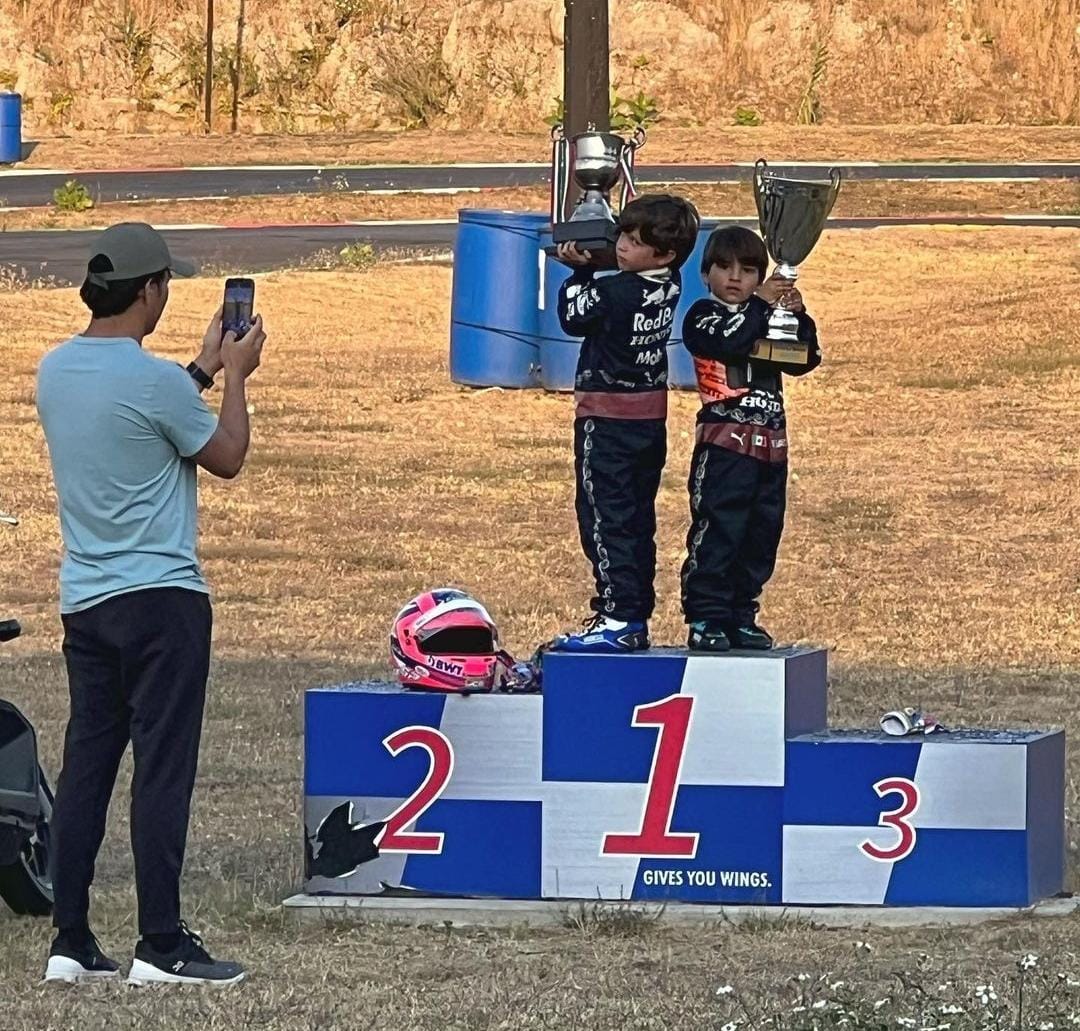 Hijo y sobrino de Checo Pérez buscan seguir sus pasos en Fórmula 1