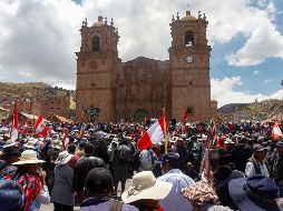 Peruanos protestan en contra del gobierno de la presidenta Dina Boluarte. AFP/J. Cisneros