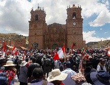 Peruanos protestan en contra del gobierno de la presidenta Dina Boluarte. AFP/J. Cisneros