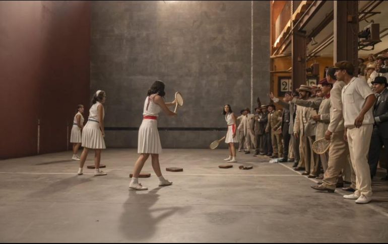 l reparto internacional de “Las Pelotaris 1926”está encabezado por la mexicana Zuria Vega  y las españolas Claudia Salas y María de Nati. CORTESÍA