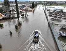 Se espera que aún más lluvia y nieve afecte al estado más poblado de Estados Unidos. AFP