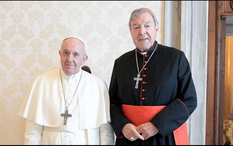 El cardenal George Pell, que llegó a ser mano derecha del papa Francisco, falleció en roma, según reporta el arzobispado australiano Anthony Fisher. EFE/ARCHIVO