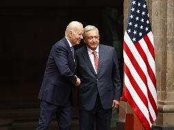Joe Biden y Andrés Manuel López Obrador. EFE