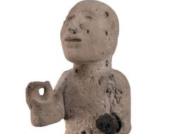 La escultura fue encontrada el pasado 3 de marzo del 2022. ESPECIAL/INAH