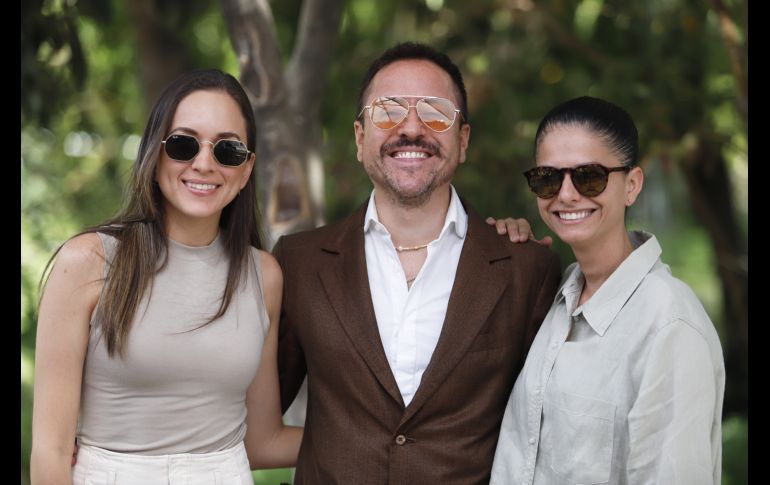 Ana Karen Díaz, Álvaro Valadez y Andrea Ramírez. GENTE BIEN JALISCO/Claudio Jimeno