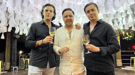 Santiago Jaume, Christian Frey, Arturo Méndez. Cortesía