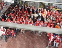 Con la puesta en operación del segundo horno, la fábrica tendrá una capacidad para procesar más de 600 toneladas de vidrio al día. EL INFORMADOR/A. Camacho