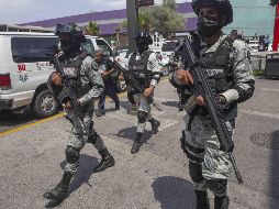 La Guardia Nacional aseguró tres armas largas, cargadores, cartuchos útiles, un vehículo con reporte de robo y equipo táctico. SUN/ARCHIVO