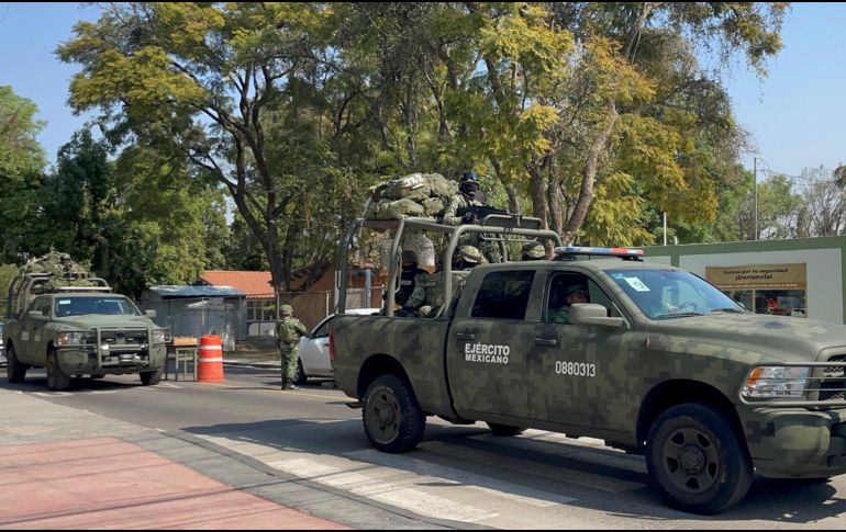 Los militares realizarán labores de seguridad en Guadalajara, Zapopan, San Pedro Tlaquepaque, Tlajomulco de Zúñiga, Tonalá y Lagos de Moreno. ESPECIAL