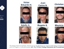 Las personas señaladas son Víctor Eduardo H. de 23 años, Juan Carlos M. de 21, Cristian A. de 24, Adolfo A. de 50, Rogelio S. de 20, Mauricio, de 21, así como dos menores de edad. ESPECIAL