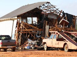 El tornado arrasó con casas y árboles. V. Hunt/AP