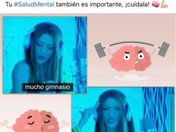 El ISSSTE promueve la salud mental con la canción de Shakira. Facebook/ISSSTE