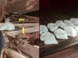 La droga, confeccionada en cientos de pastillas de color azul, se puso a disposición de la Fiscalía General de la República. SUN