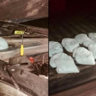 Aseguran 15.5 kilos de fentanilo tras persecución, en Sonora