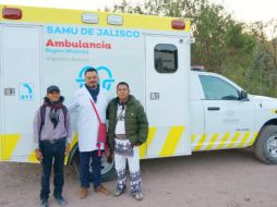 Las ambulancias todoterreno fueron entregadas en comodato directamente a las autoridades tradicionales wixaritari. ESPECIAL/Salud Jalisco
