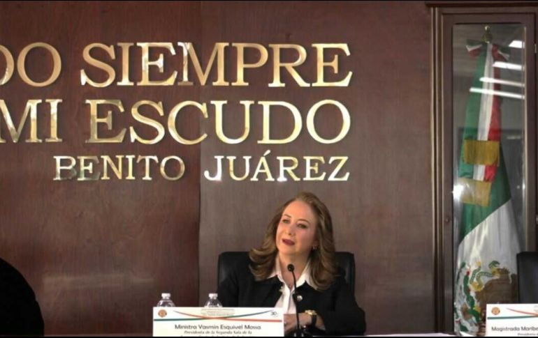 Ministra Yasmín Esquivel sabía del plagio y no lo informó al Poder Legislativo, alega el denunciante. EL INFORMADOR/ARCHIVO