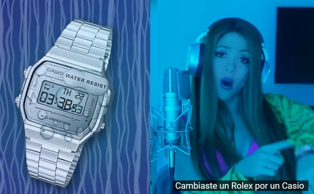 Shakira compara los relojes CASIO y los ROLEX. ESPECIAL