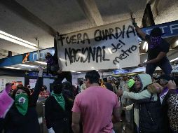 Las protestas ocurren en medio de una nueva polémica acerca de la inseguridad y falta de mantenimiento del Metro. EFE/I. Esquivel