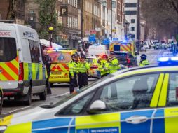 Los disparos fueron hechos desde un vehículo en movimiento. S. Landon/AFP