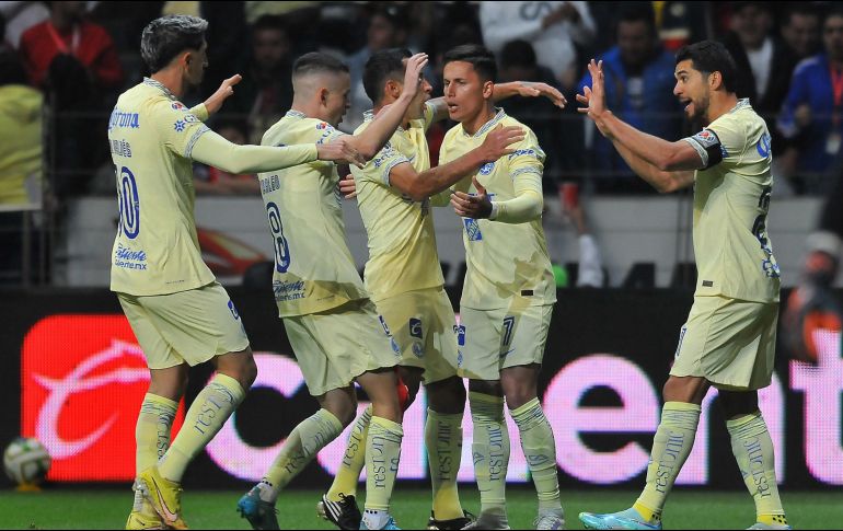 América sumó su segundo empate en dos salidas y va décimo de la tabla, un punto encima de Toluca, undécimo. EFE/Alex Cruz