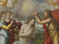 «Yo lo vi y doy testimonio de que éste es el Hijo de Dios» WIKIPEDIA/Bautismo de Cristo, de Juan Navarrete